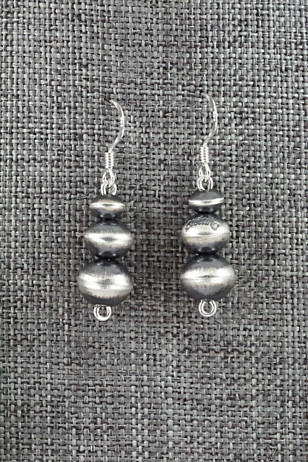 Navajo Pearl Sterling Silver Necklace Set - Preston Haley