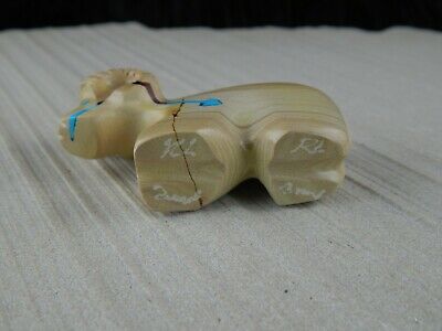 Ram Zuni Fetish Carving - Rodney Laiwakete - High Lonesome Trading