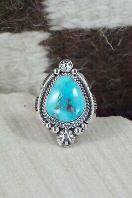 Turquoise & Sterling Silver Ring - Daniel Benally - Size 5.75