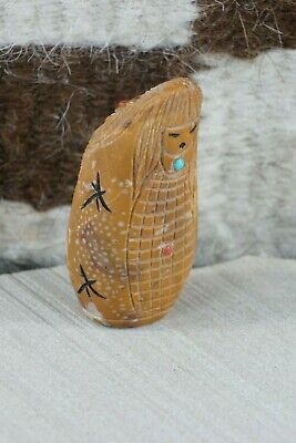 Corn Maiden Zuni Fetish Carving - Sandra Quandelacy - High Lonesome Trading