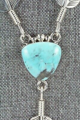 Turquoise & Sterling Silver Necklace - Gilbert Smith
