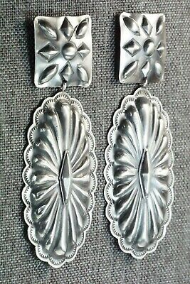 Navajo Sterling Silver Earrings - Rita Lee