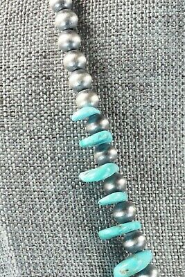 Turquoise & Sterling Silver Necklace - Rita Begay