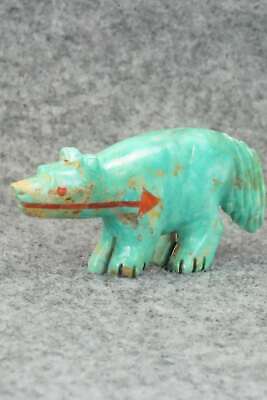Wolf Zuni Fetish Carving - Andres Quandelacy