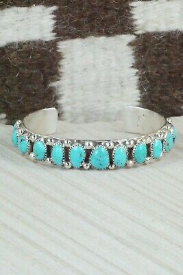 Turquoise & Sterling Silver Bracelet - Darlene Begay