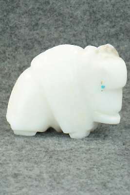 Buffalo Zuni Fetish Carving - Gilbert Lonjose