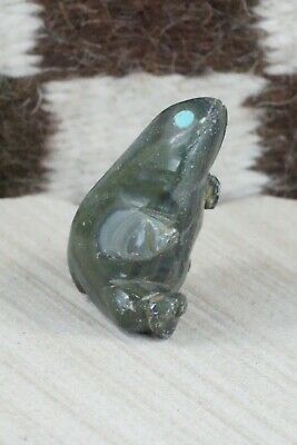 Frog Zuni Fetish Carving - Marcus Yuselew