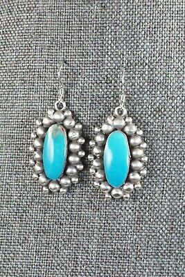 Turquoise & Sterling Silver Earrings - Freida Martinez