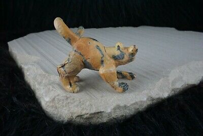 Mountain Lion Zuni Fetish Carving - Dan Quam - High Lonesome Trading