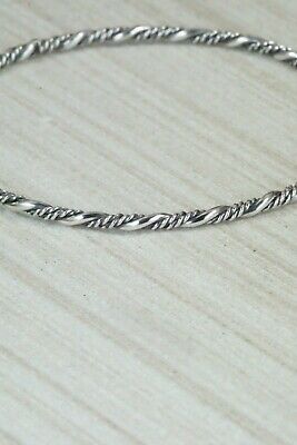 Sterling Silver Bangle - Elaine Tahe