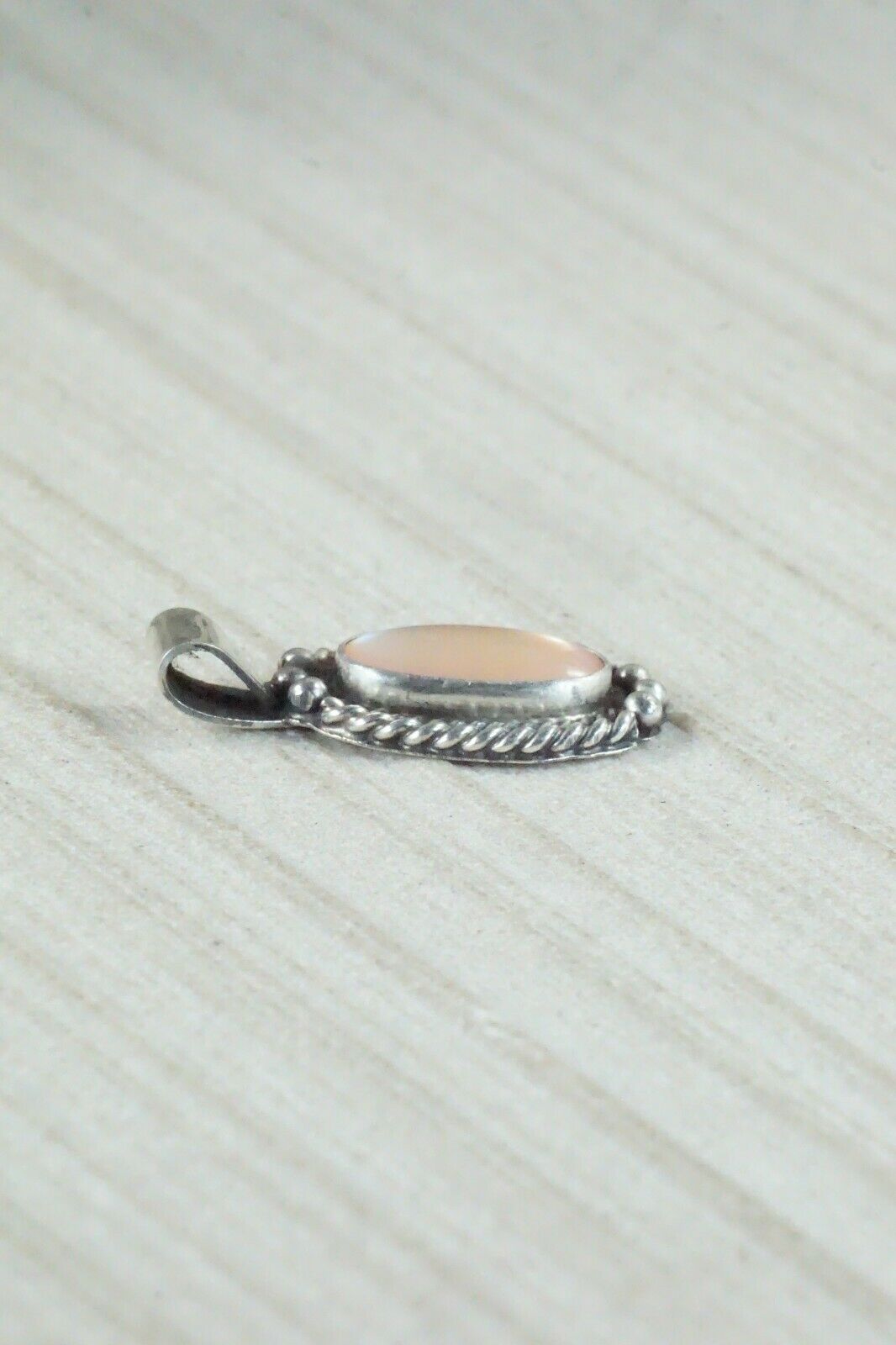 Pink Quartz & Sterling Silver Pendant - Jan Mariano