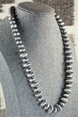 Sterling Silver Navajo Pearl Necklace - Presley Haley