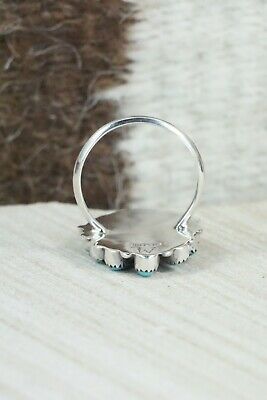 Turquoise & Sterling Silver Ring - Mary Chavez - Size 7.25