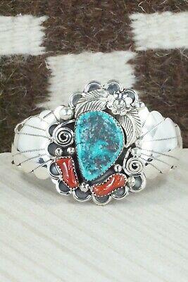 Turquoise & Sterling Silver Bracelet - Shirley Largo - High Lonesome Trading