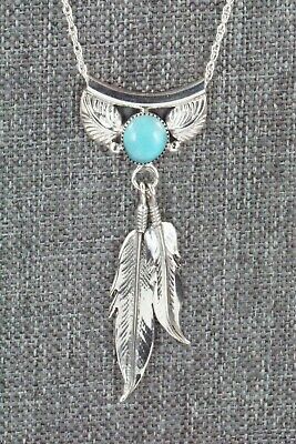 Turquoise & Sterling Silver Necklace - Sharon McCarthy