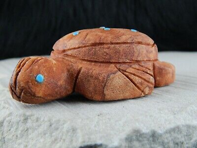 Turtle - Zuni Fetish - Louise Ponchuella - Zuni Turtle Carving - Native American - High Lonesome Trading