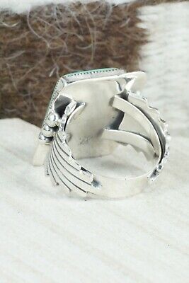 Turquoise & Sterling Silver Ring - Irvin Tsosie - Size 10