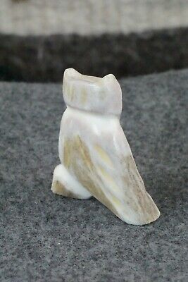 Owl Zuni Fetish Carving - Brandon Phillips