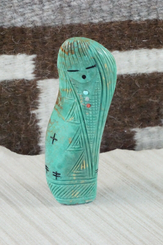 Corn Maiden Zuni Fetish Carving - Stuart Quandelacy