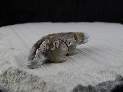 Mouse Zuni Fetish Carving - Lance Cheama - High Lonesome Trading