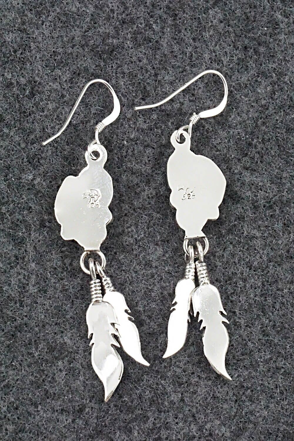 Turquoise & Sterling Silver Earrings - Annie Spencer