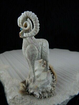 Ram Zuni Fetish Carving - Garrick Weeka - High Lonesome Trading