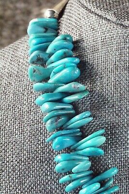 Turquoise & Sterling Silver Necklace - Louise Joe