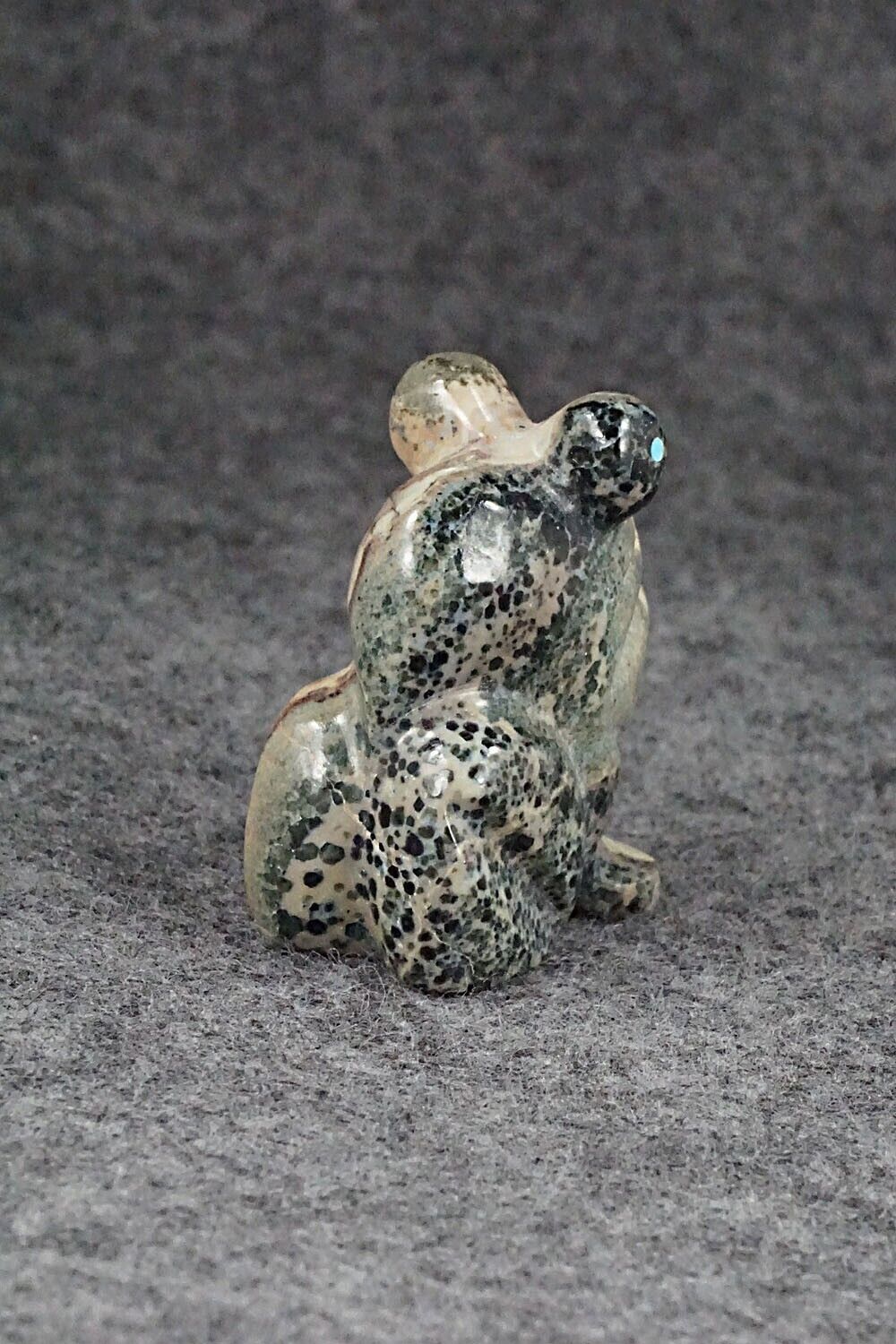 Frog Zuni Fetish Carving - Fred Weekoty