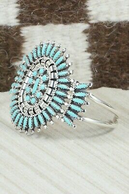 Turquoise & Sterling Silver Bracelet - Nathaniel Nez