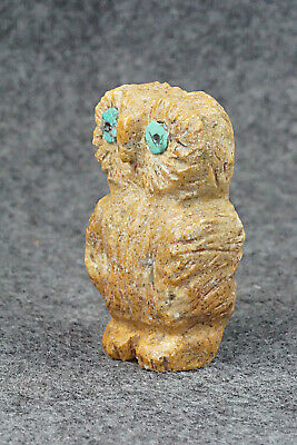 Owl Zuni Fetish Carving - Kevin Quam