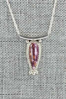 Spiny Oyster & Sterling Silver Necklace - Sharon McCarthy