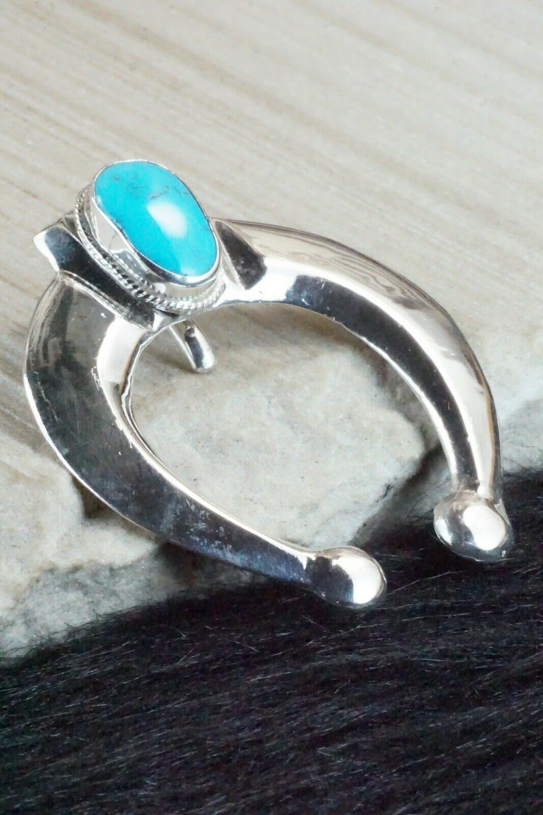 Turquoise and Sterling Silver Naja - Randy Roberts
