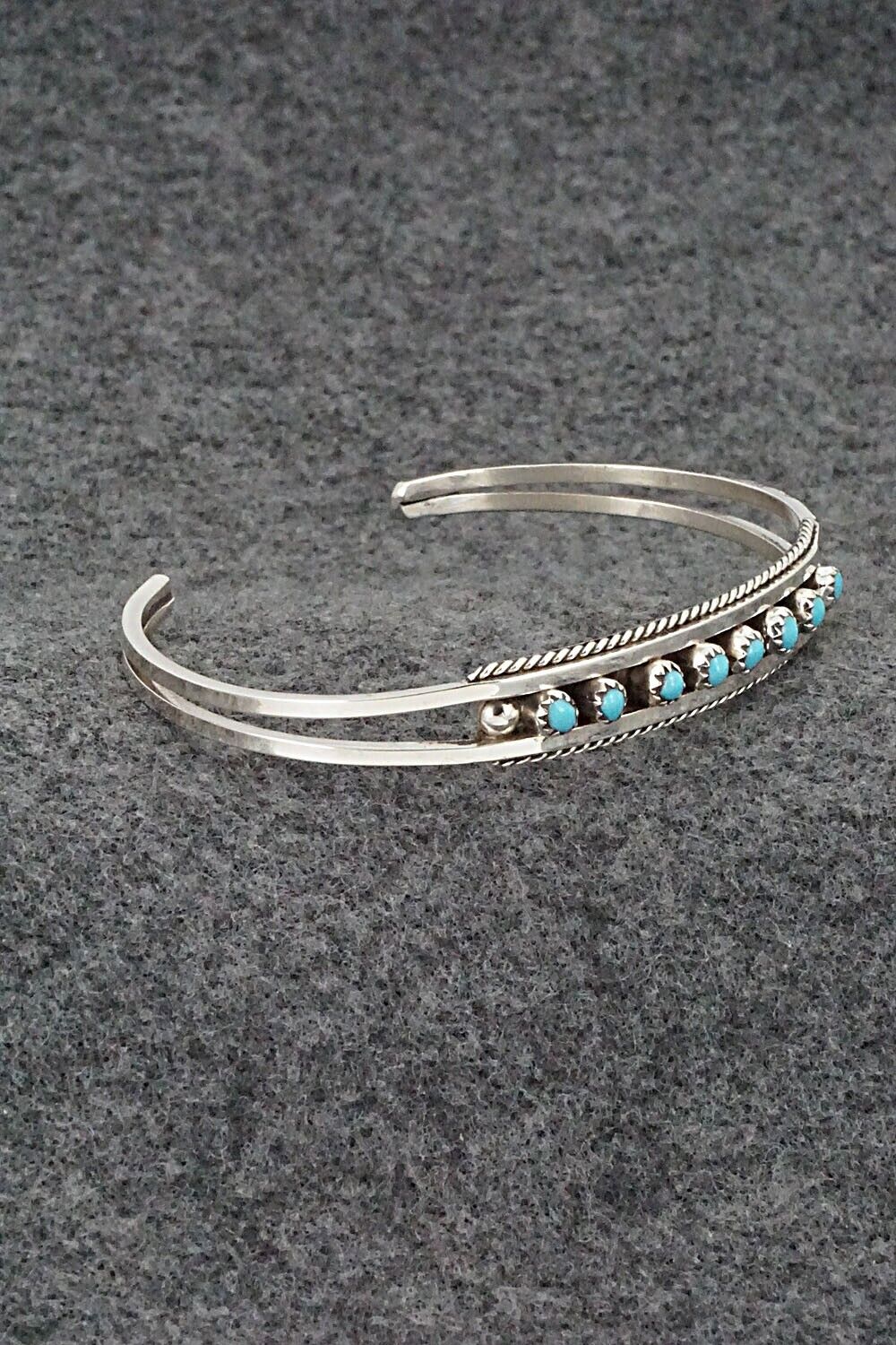 Turquoise & Sterling Silver Bracelet - Susie Livingston