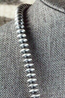 Sterling Silver Navajo Pearl Necklace & Earrings - Tonisha Haley