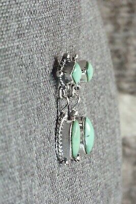 Turquoise & Sterling Silver Earrings - Bucky Belin