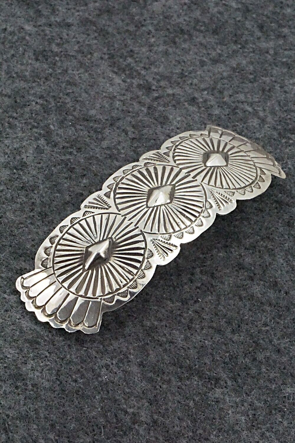 Sterling Silver Hair Barrette - Arlene Soce