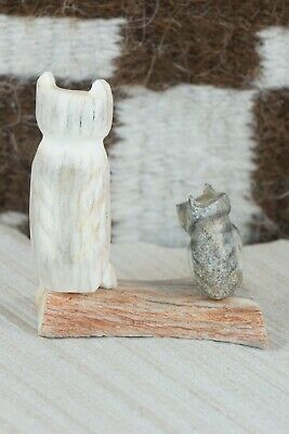 Owl Zuni Fetish Carving - Brandon Phillips