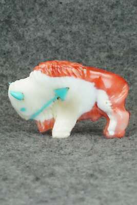 Buffalo Zuni Fetish Carving - Andres Quandelacy