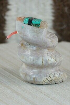 Rattle Snake Zuni Fetish Carving - Brandon Phillips