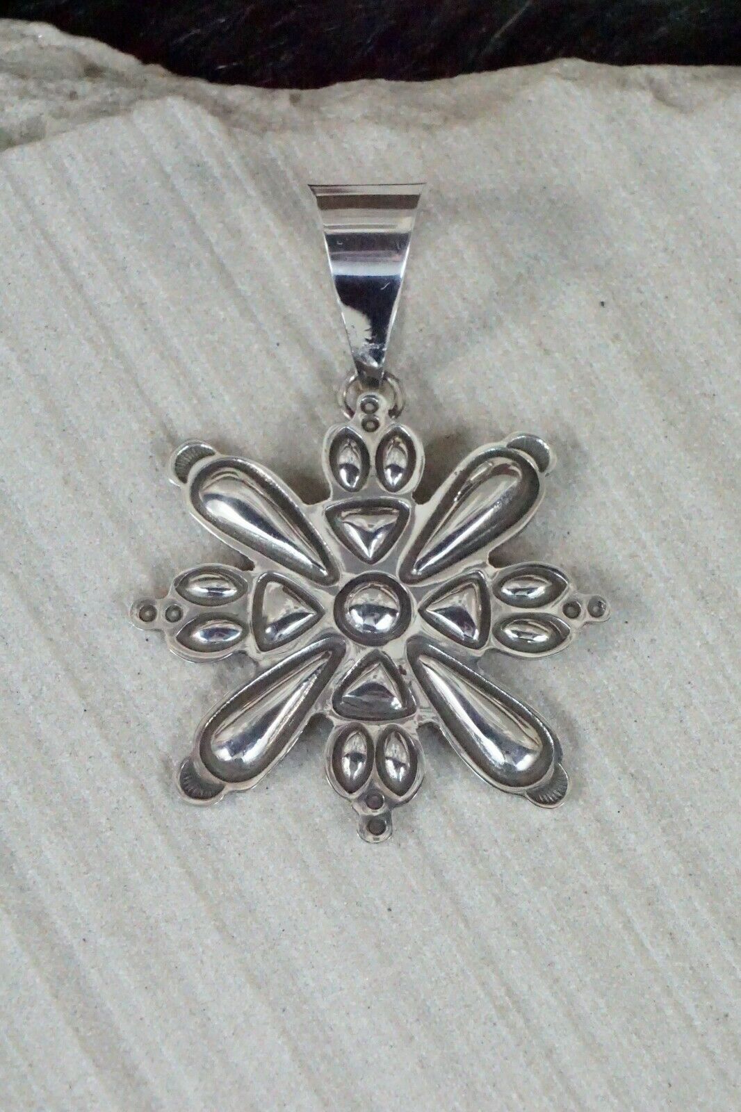 Sterling Silver Pendant - Alex Sanchez - Navajo