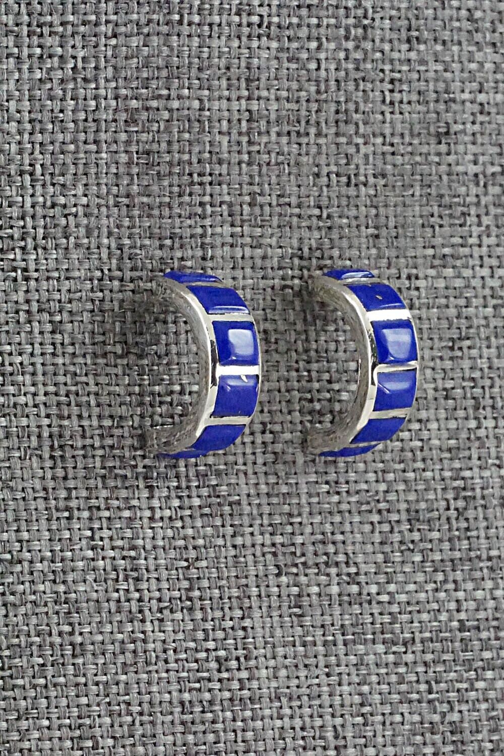 Lapis & Sterling Silver Earrings - Glennetta Luna