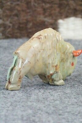 Buffalo Zuni Fetish Carving - Andres Quandelacy