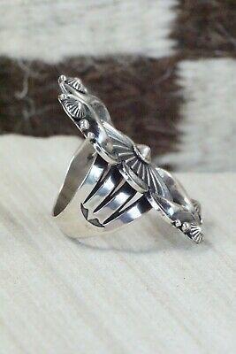Navajo Sterling Silver Ring - Derrick Gordon - Size 6.75
