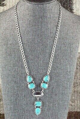 Turquoise & Sterling Silver Necklace - Verley Betone