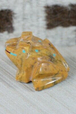 Frog Zuni Fetish Carving - Tony Laiwakete - High Lonesome Trading