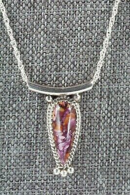 Spiny Oyster & Sterling Silver Necklace - Sharon McCarthy
