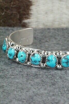 Turquoise and Sterling Silver Bracelet - Darleen Begay