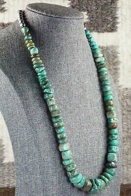 Turquoise & Sterling Silver Necklace - Navajo