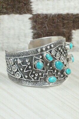 Turquoise & Sterling Silver Bracelet - Delbert Arviso