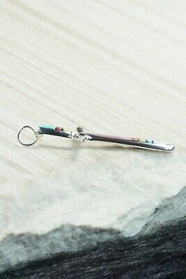 Multi Stone & Sterling Silver Pendant - Lynette Bowannie